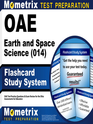 cover image of OAE Earth and Space Science (014) Flashcard Study System